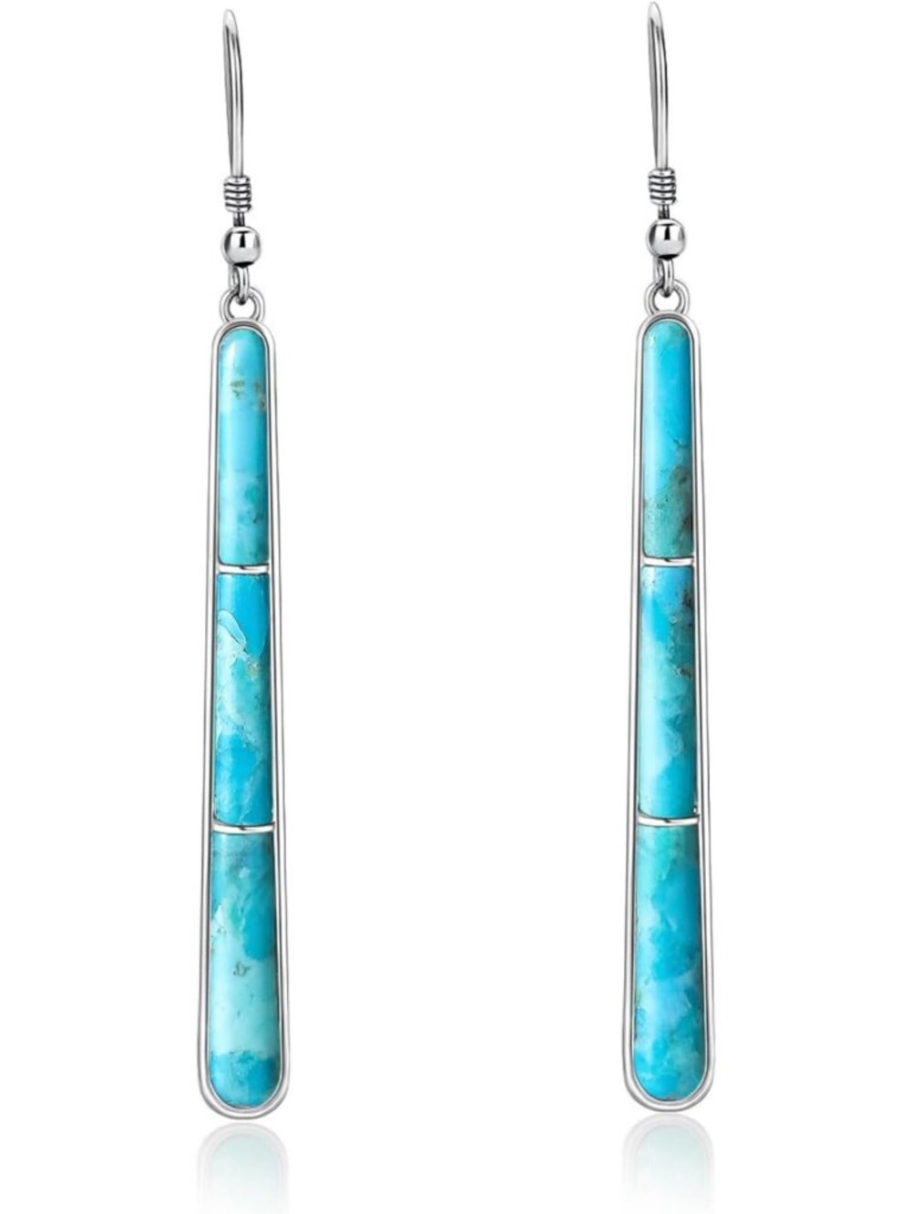 Stylish Turquoise Dangle Earrings for Women | Boho Chic Jewelry Accessory